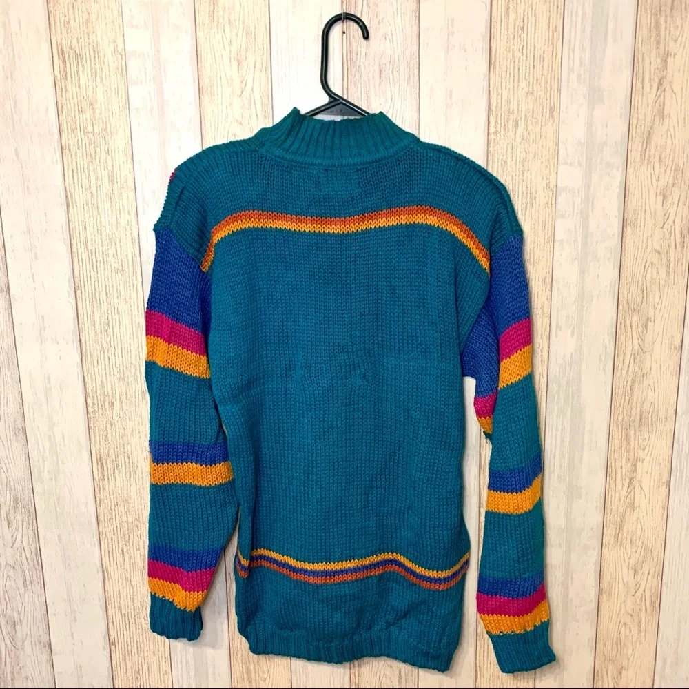 Vintage 1980s Aztec Print Sweater